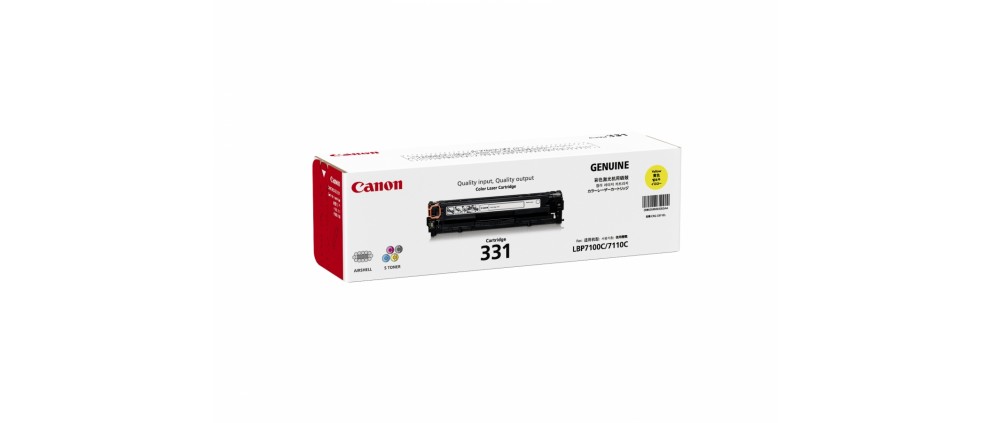 Canon Cartridge 331 Yellow Toner